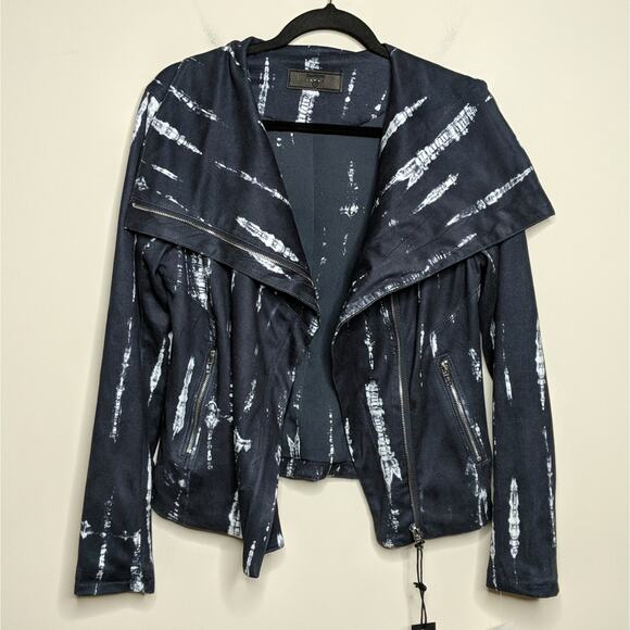 BLANKNYC Tie Dye Faux Suede Jacket - Size S - NWT - Picture 7 of 14